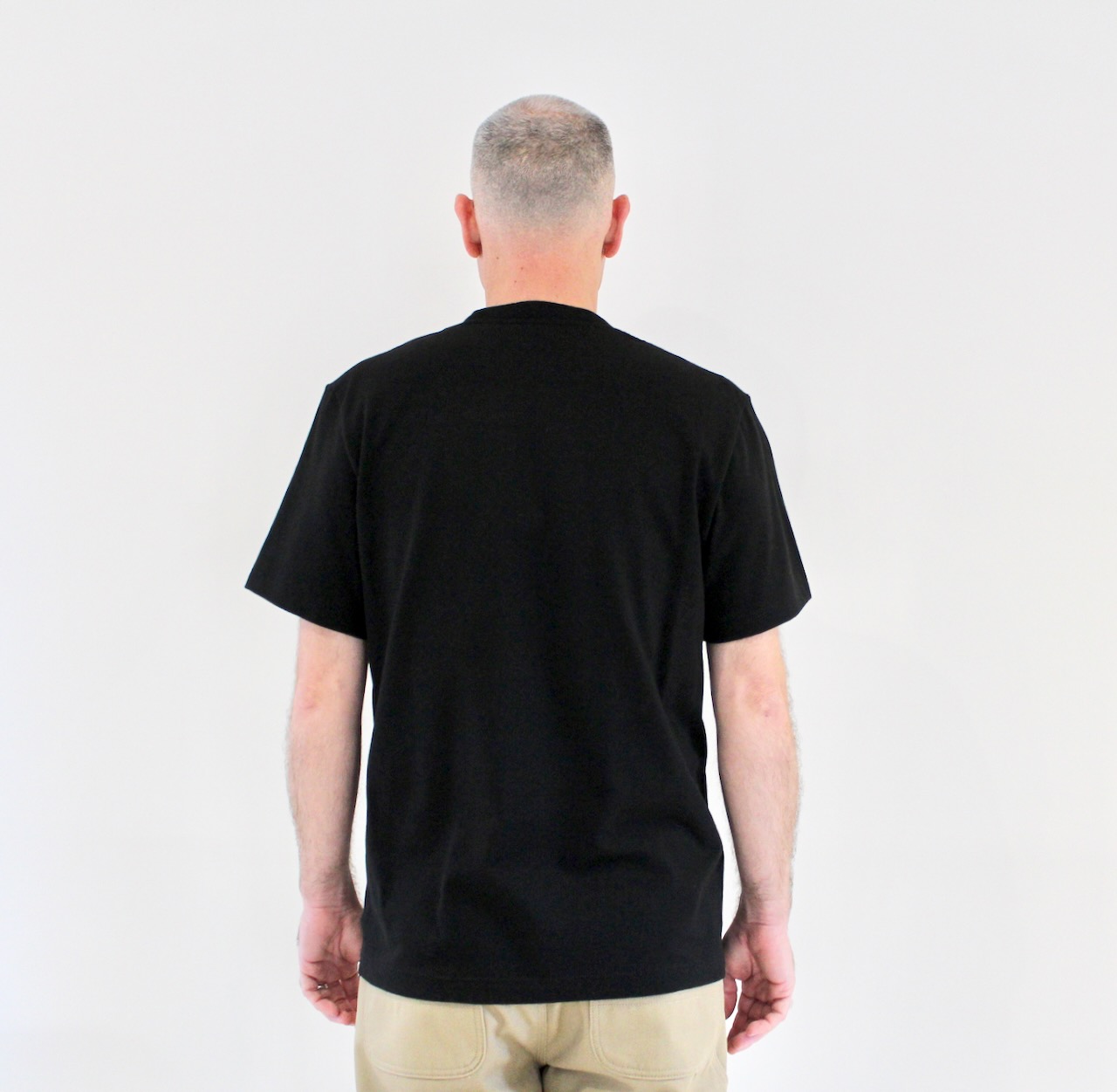 Lacoste Tee shirt brodé made in France Noir