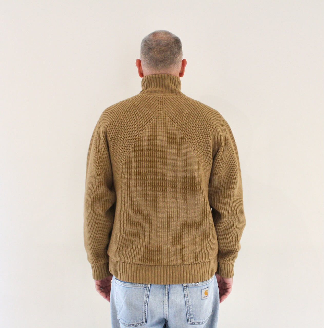 Carhartt Wip Banley sweater jacket peanut
