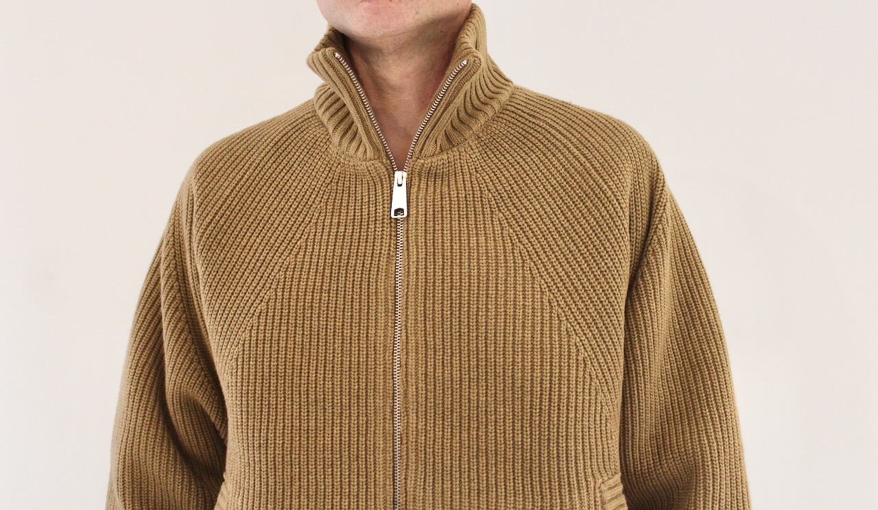 Carhartt Wip Banley sweater jacket peanut