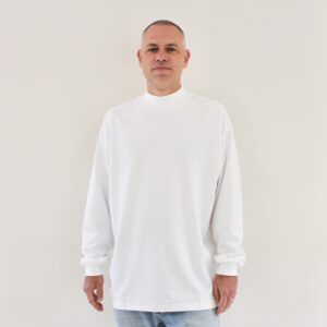 Carhartt Wip Script Mockneck T-shirt White