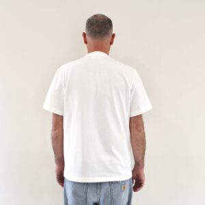 Lacoste Tee shirt brodé made in France Blanc