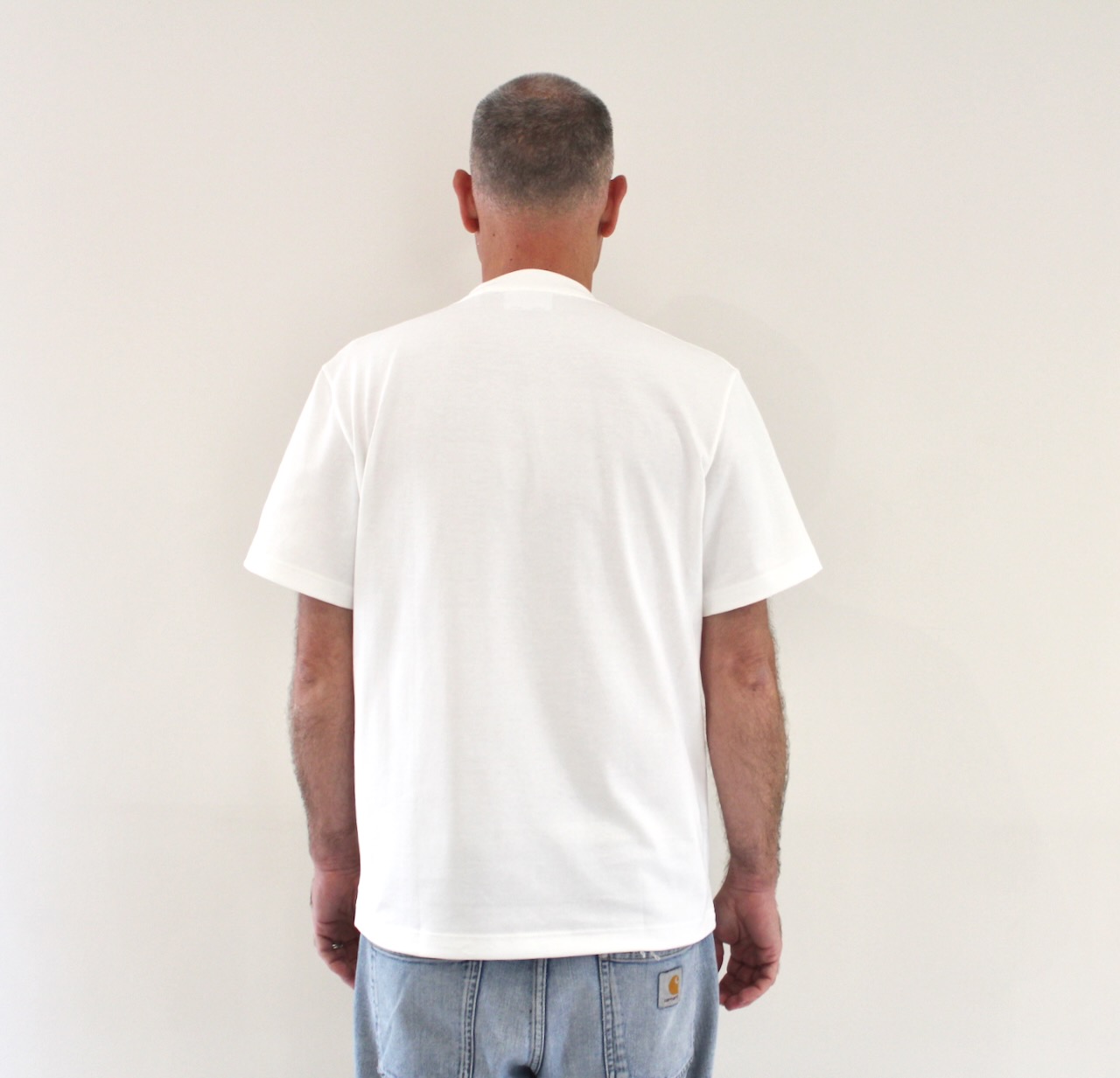 Lacoste Tee shirt brodé made in France Blanc