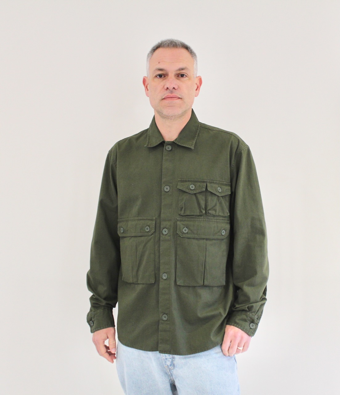 Carhartt Wip Tracker Shirt Office Green