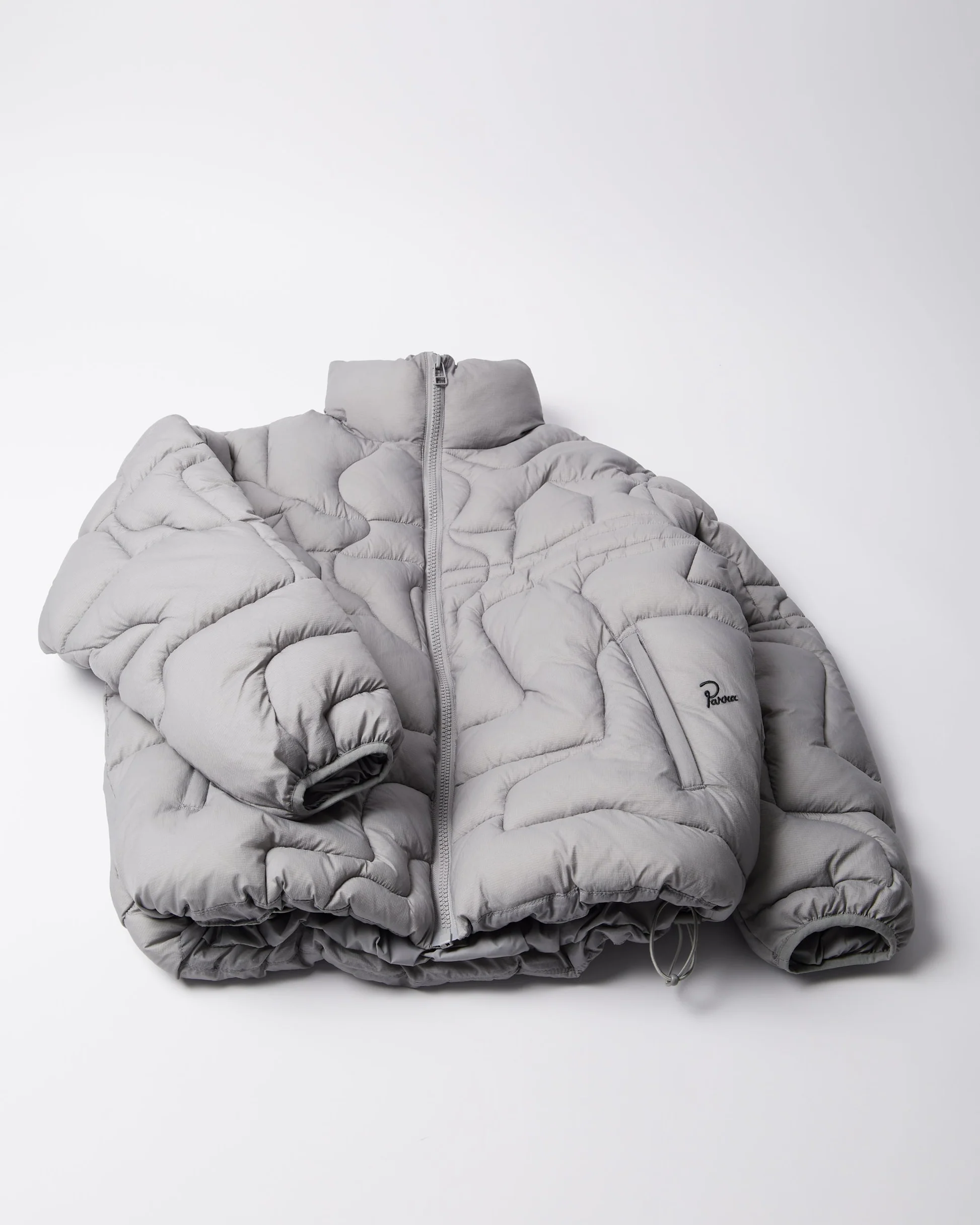 By Parra Boring village puffer jacket grey
