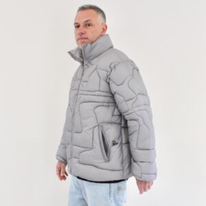 By Parra Boring village puffer jacket grey