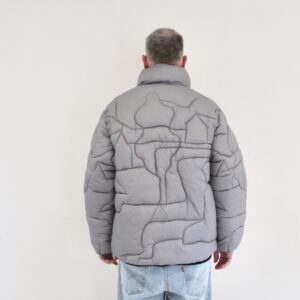 By Parra Boring village puffer jacket grey