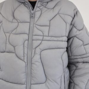 By Parra Boring village puffer jacket grey