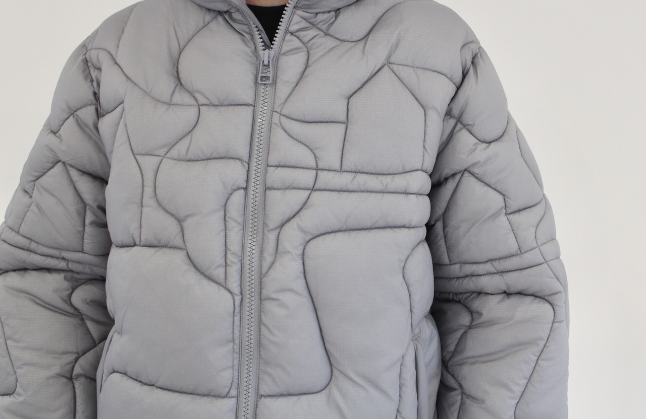 By Parra Boring village puffer jacket grey