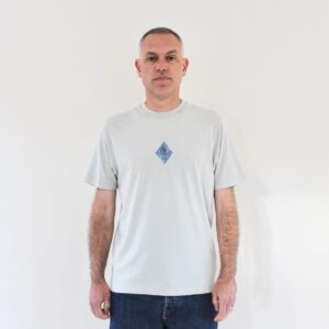 CP Company Tee shirt jersey 30/1 Stained Glass Blue Fox