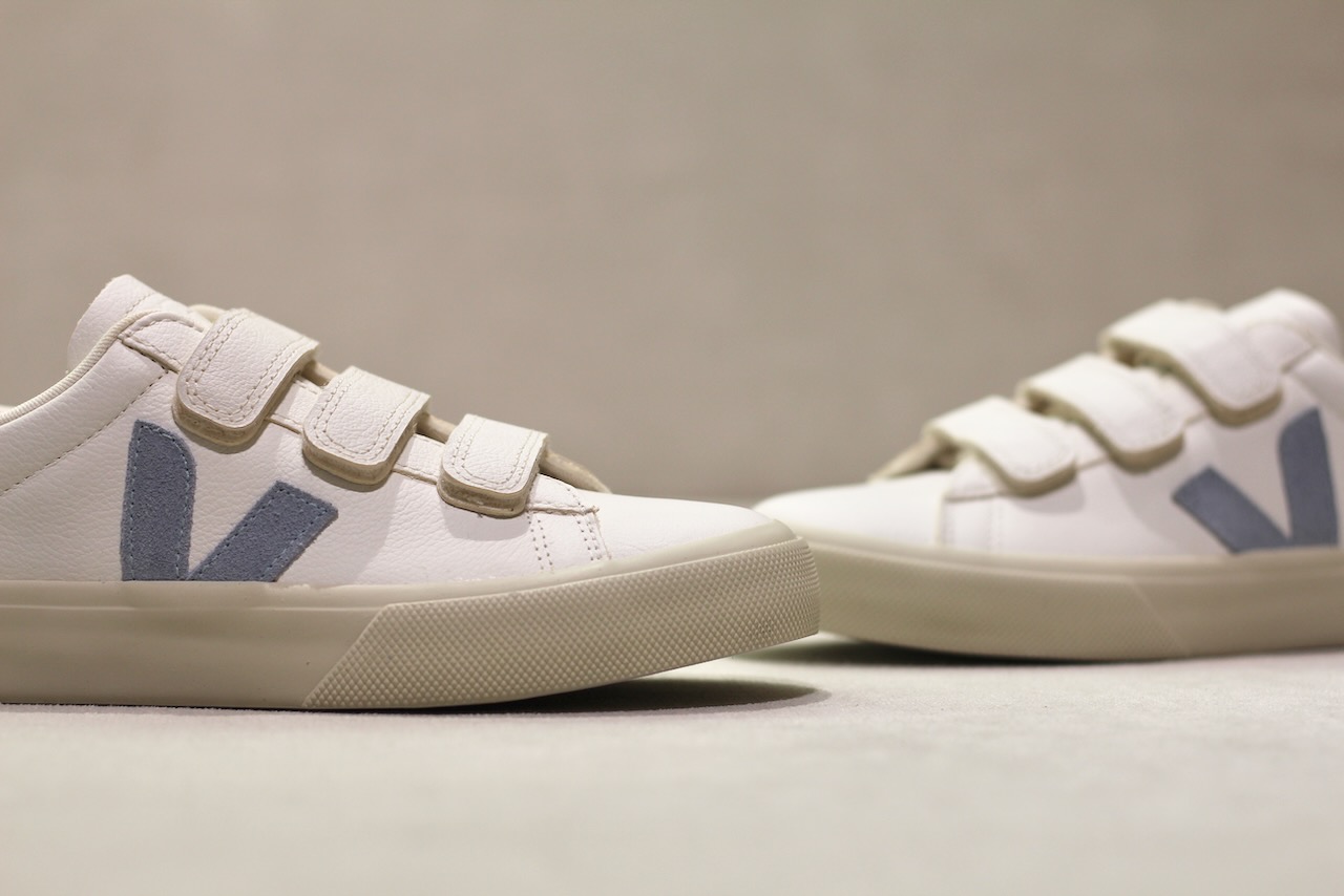 Veja Recife Logo Chromefree Leather Extra-White Steel