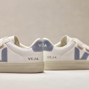 Veja Recife Logo Chromefree Leather Extra-White Steel