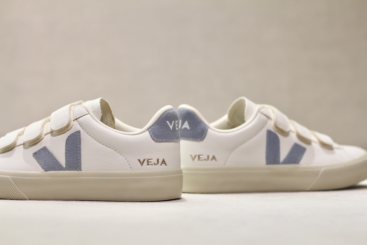 Veja Recife Logo Chromefree Leather Extra-White Steel