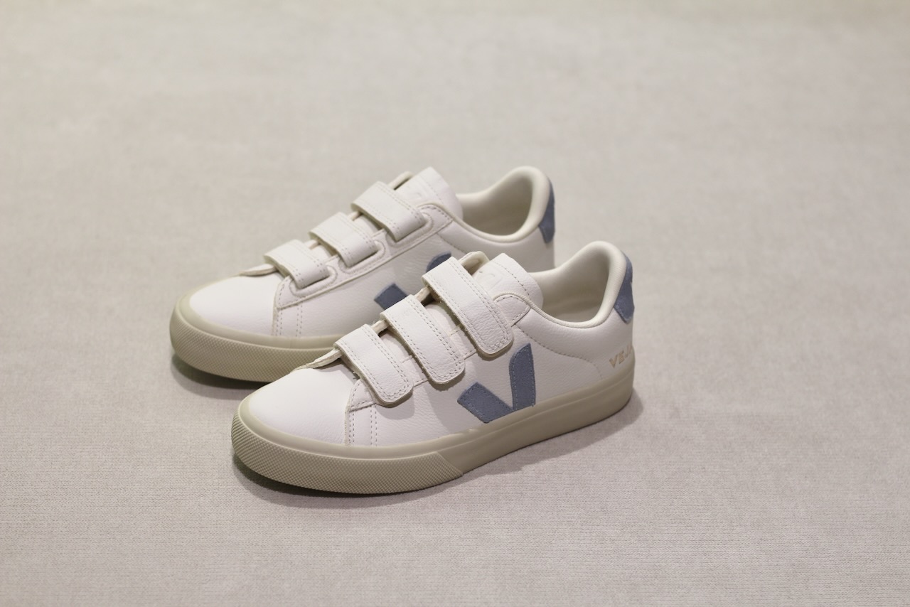 Veja Recife Logo Chromefree Leather Extra-White Steel