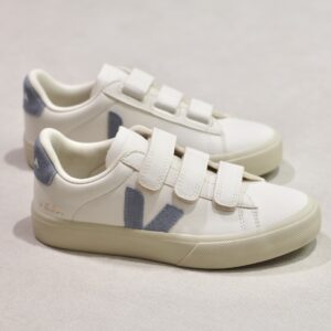 Veja Recife Logo Chromefree Leather Extra-White Steel