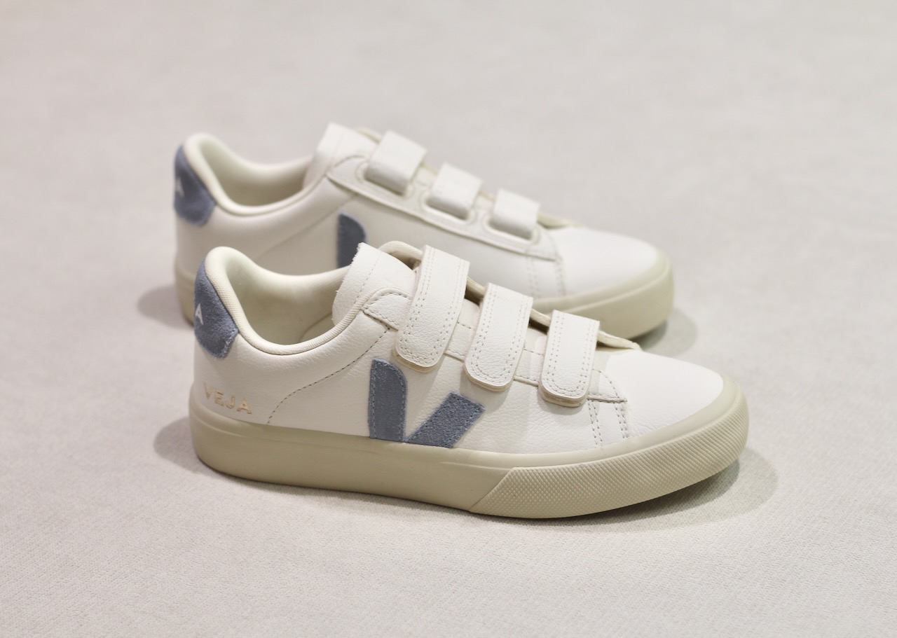 Veja Recife Logo Chromefree Leather Extra-White Steel