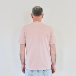 CP Company Tee shirt script jersey 24/1 resist dyed misty rose
