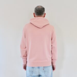 Cp Company Sweat hooded diagonal fleece misty rose