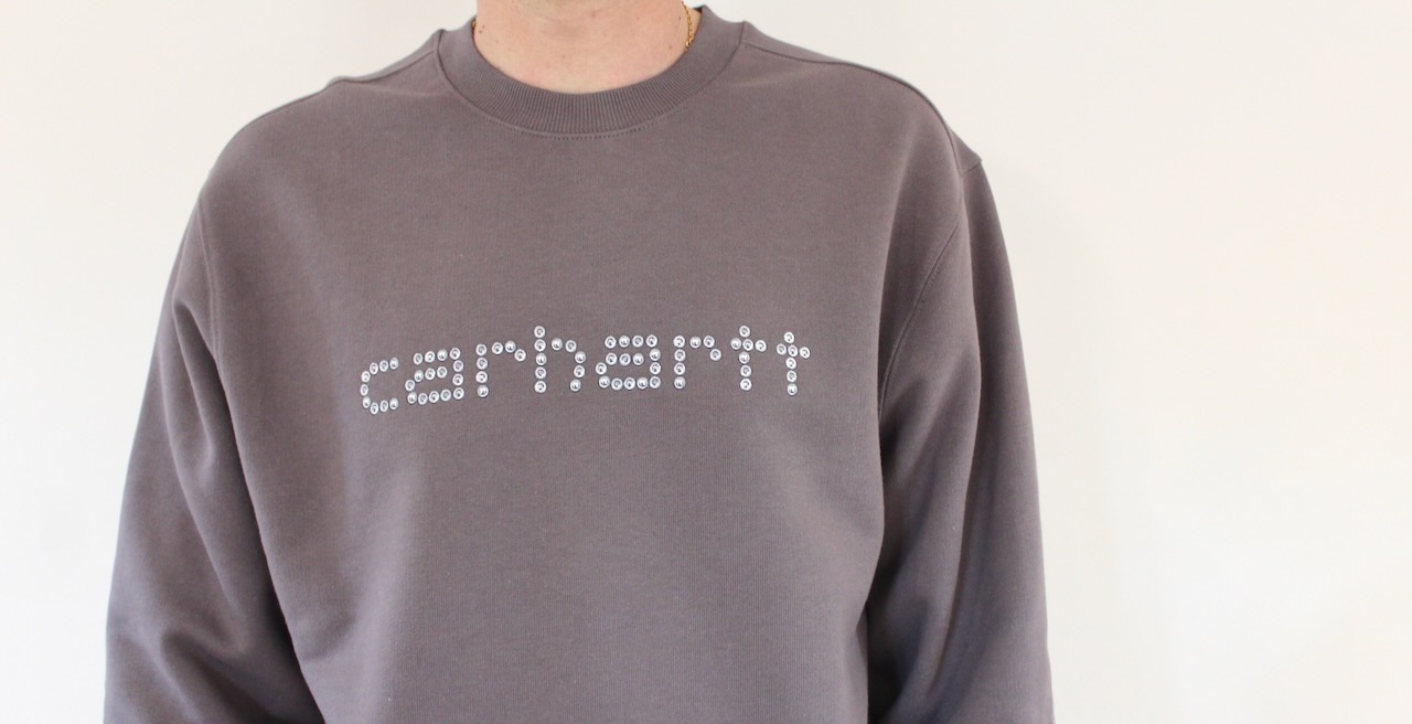 Carhartt Wip Rivet script sweat Manta