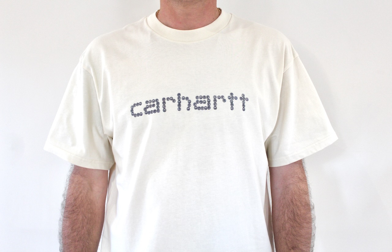 Carhartt Wip Rivet Script T-shirt Natural