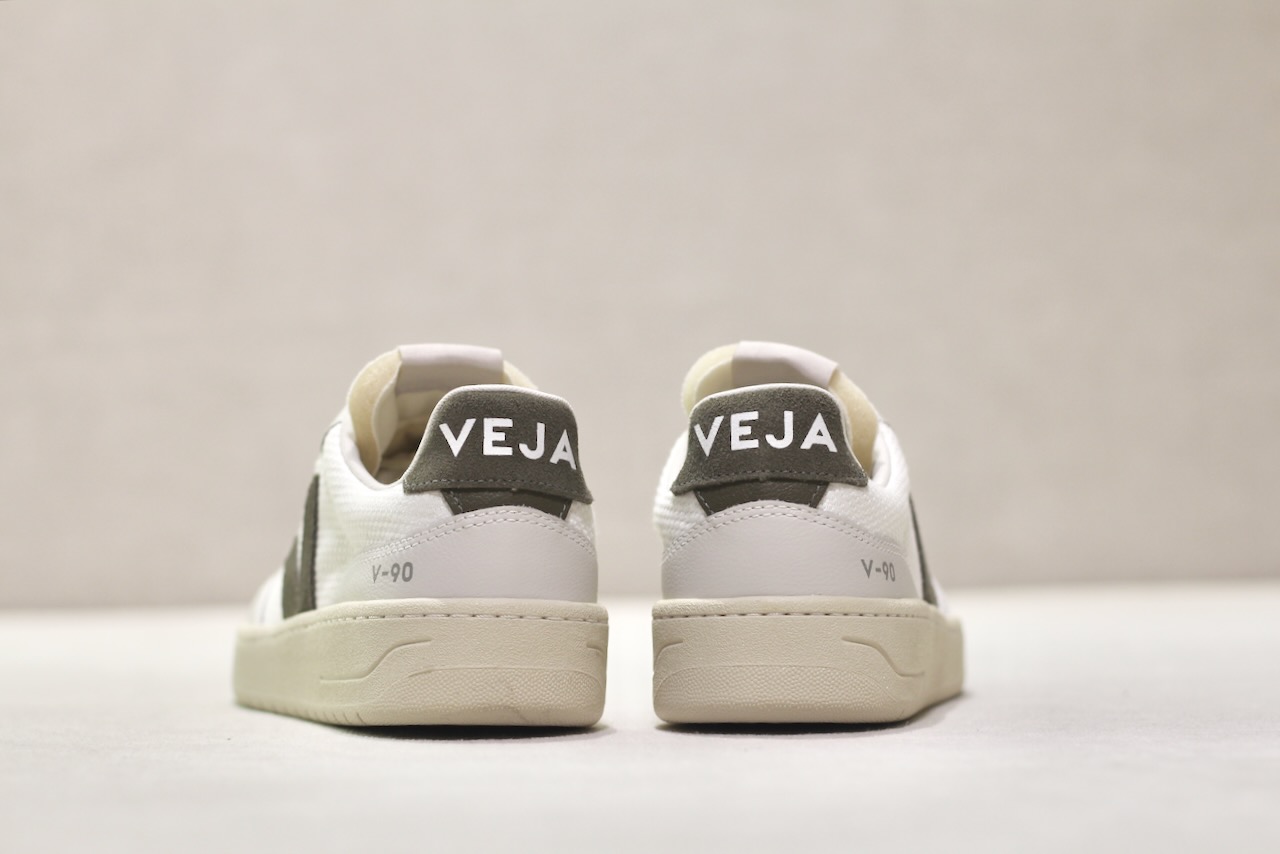 Veja V90 B-Mesh White Kaki