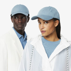 Lacoste Casquette 6 Panels Bleu calcaire