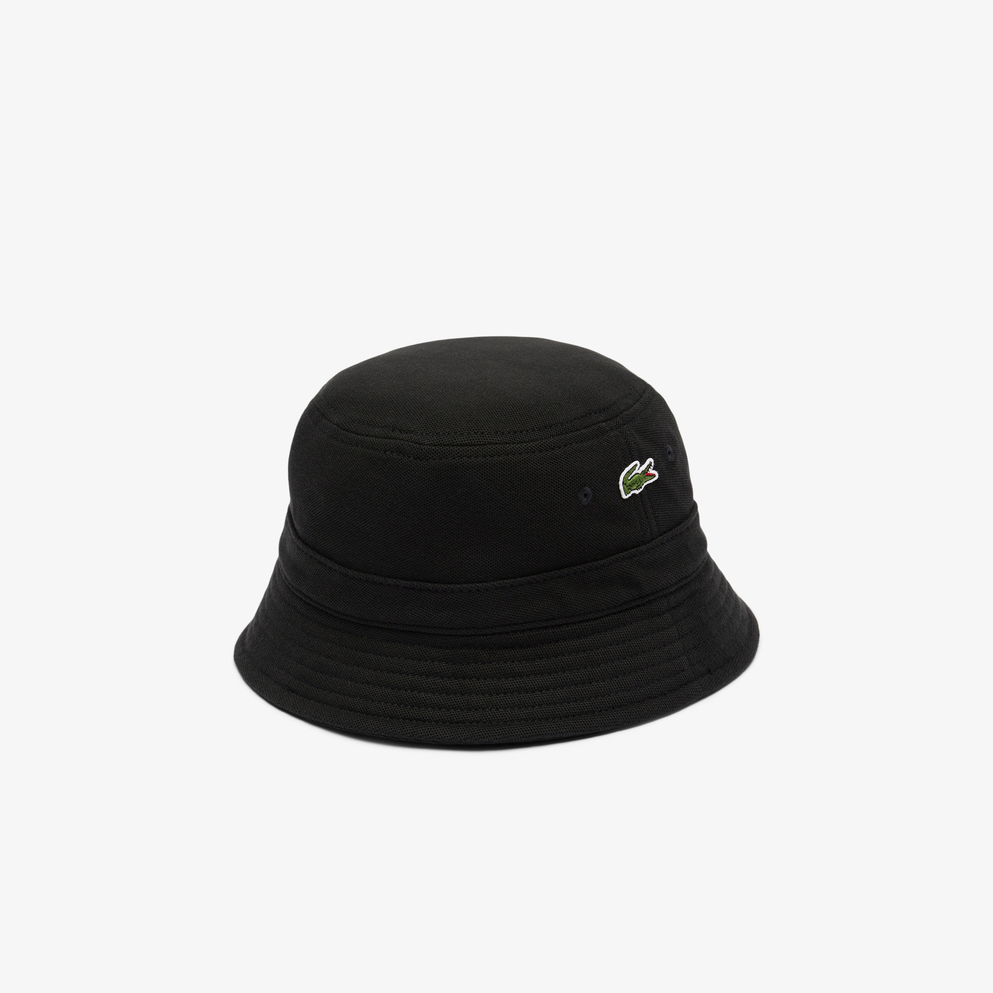 Lacoste Bob en piqué de coton noir