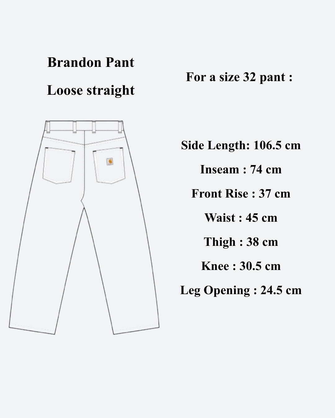 Carhartt Wip Brandon Short white rinsed