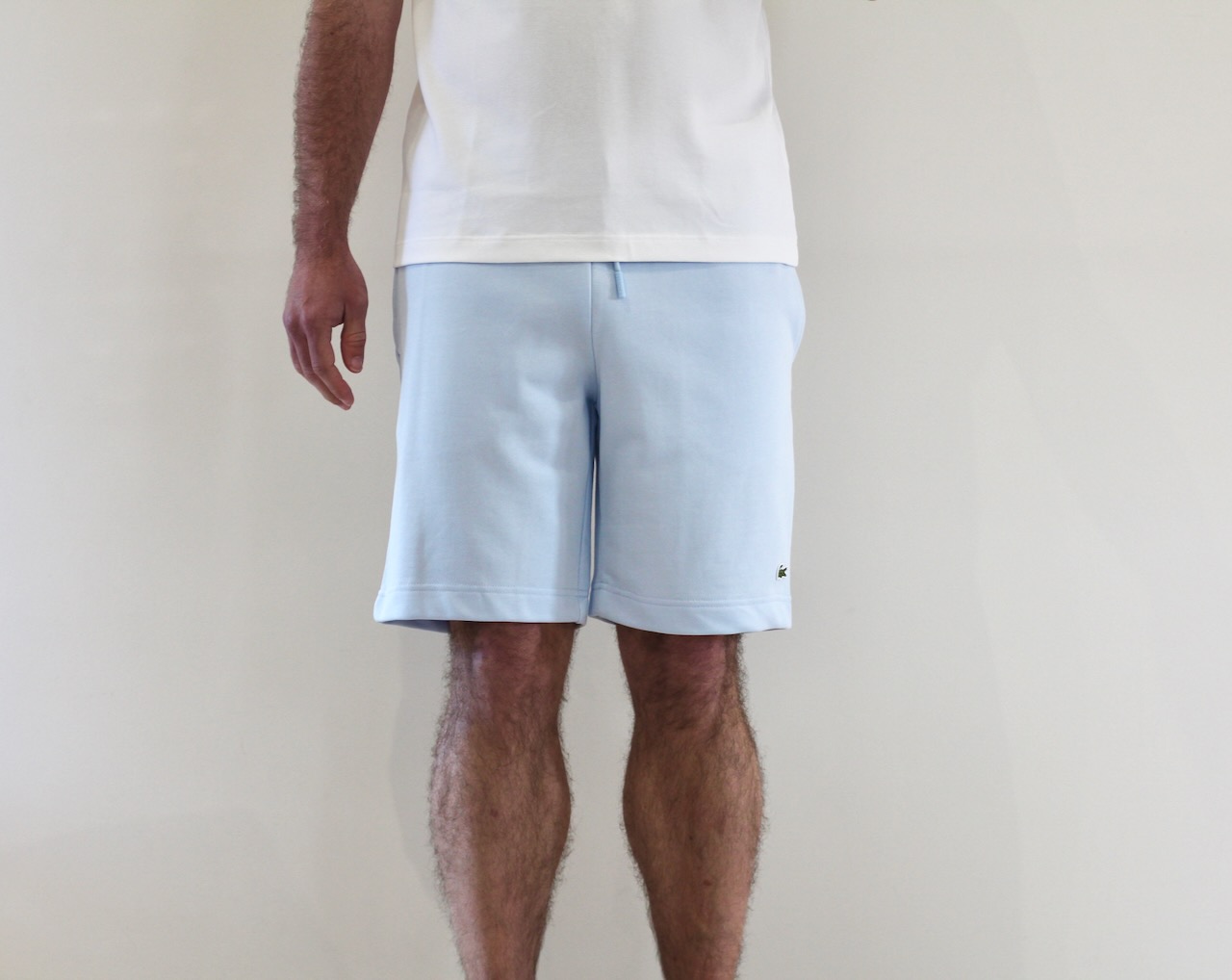 Lacoste Short sweat bleu ruisseau
