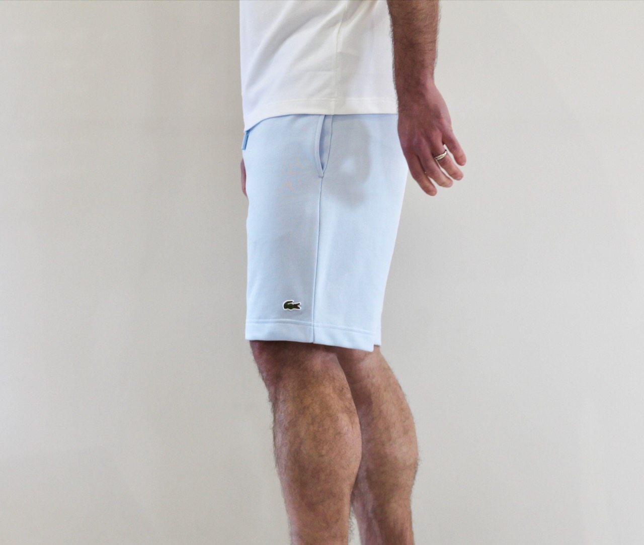 Lacoste Short sweat bleu ruisseau