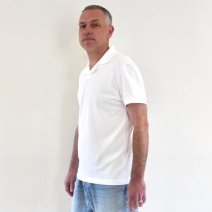 Lacoste Polo Piqué Blanc