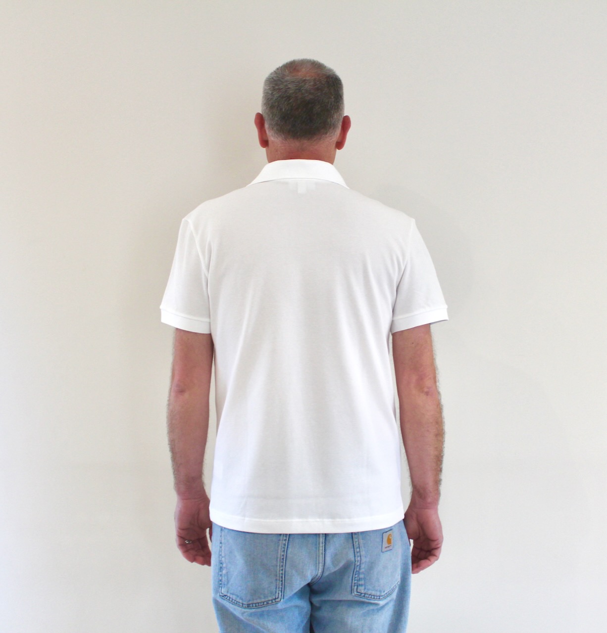 Lacoste Polo Piqué Blanc