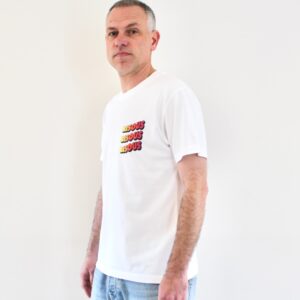 Bisous Tee Sonics white tie dye