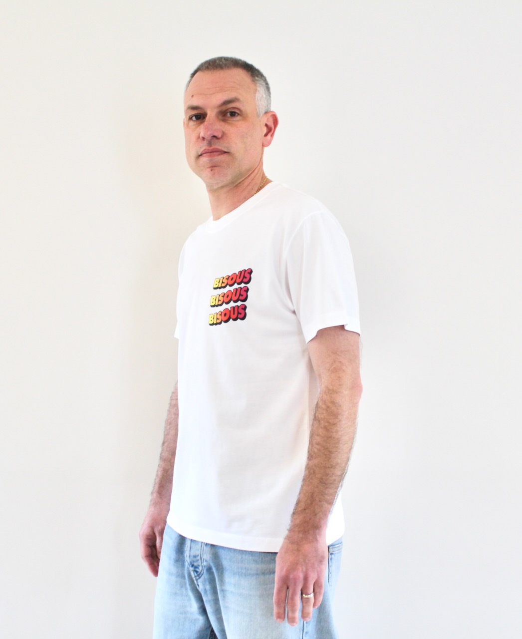 Bisous Tee Sonics white tie dye