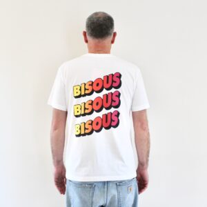 Bisous Tee Sonics white tie dye