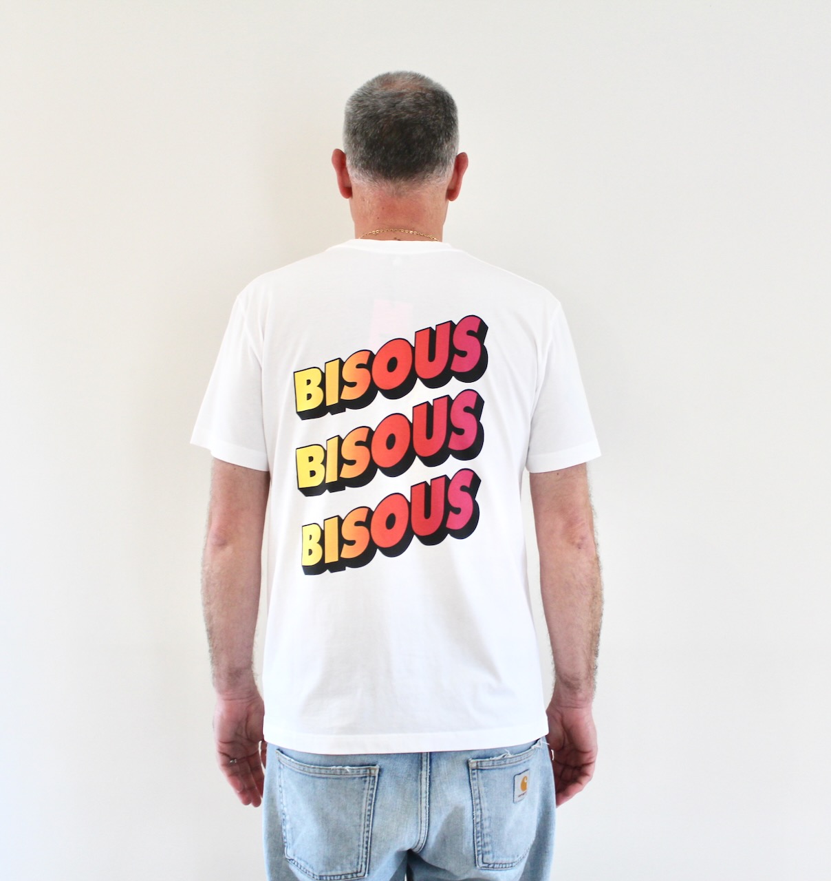 Bisous Tee Sonics white tie dye