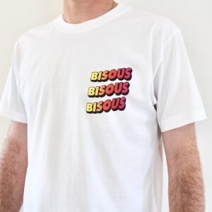 Bisous Tee Sonics white tie dye