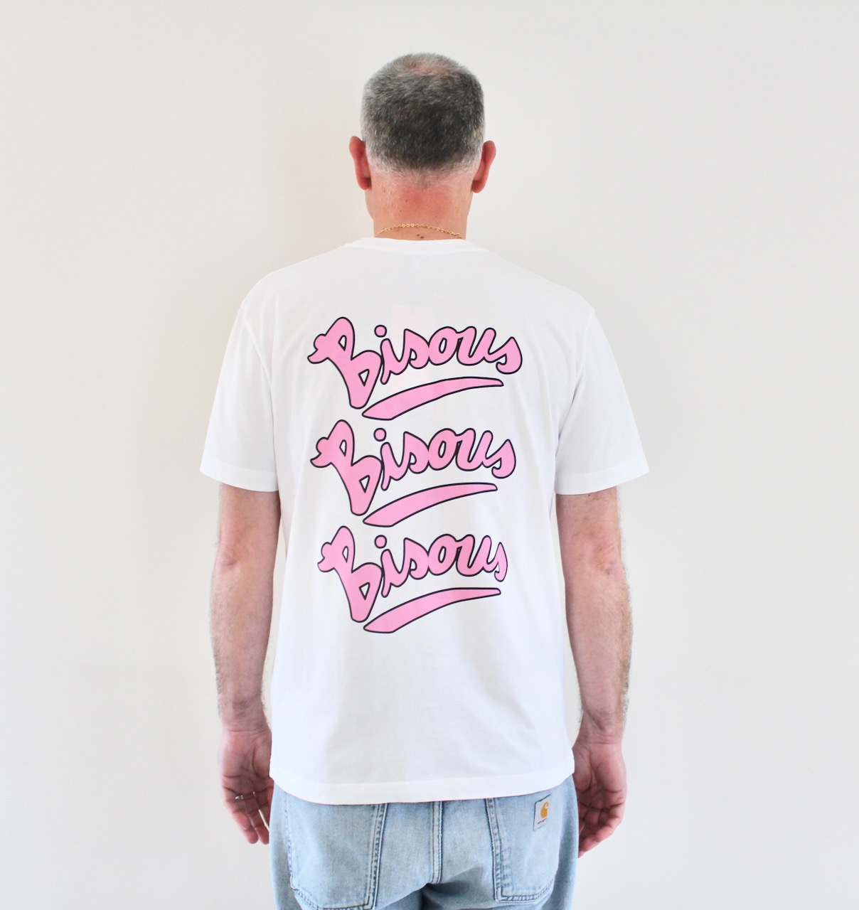 Bisous Tee Gianni white