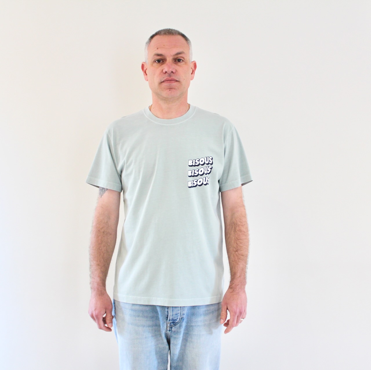 Bisous Tee Sonics light grey