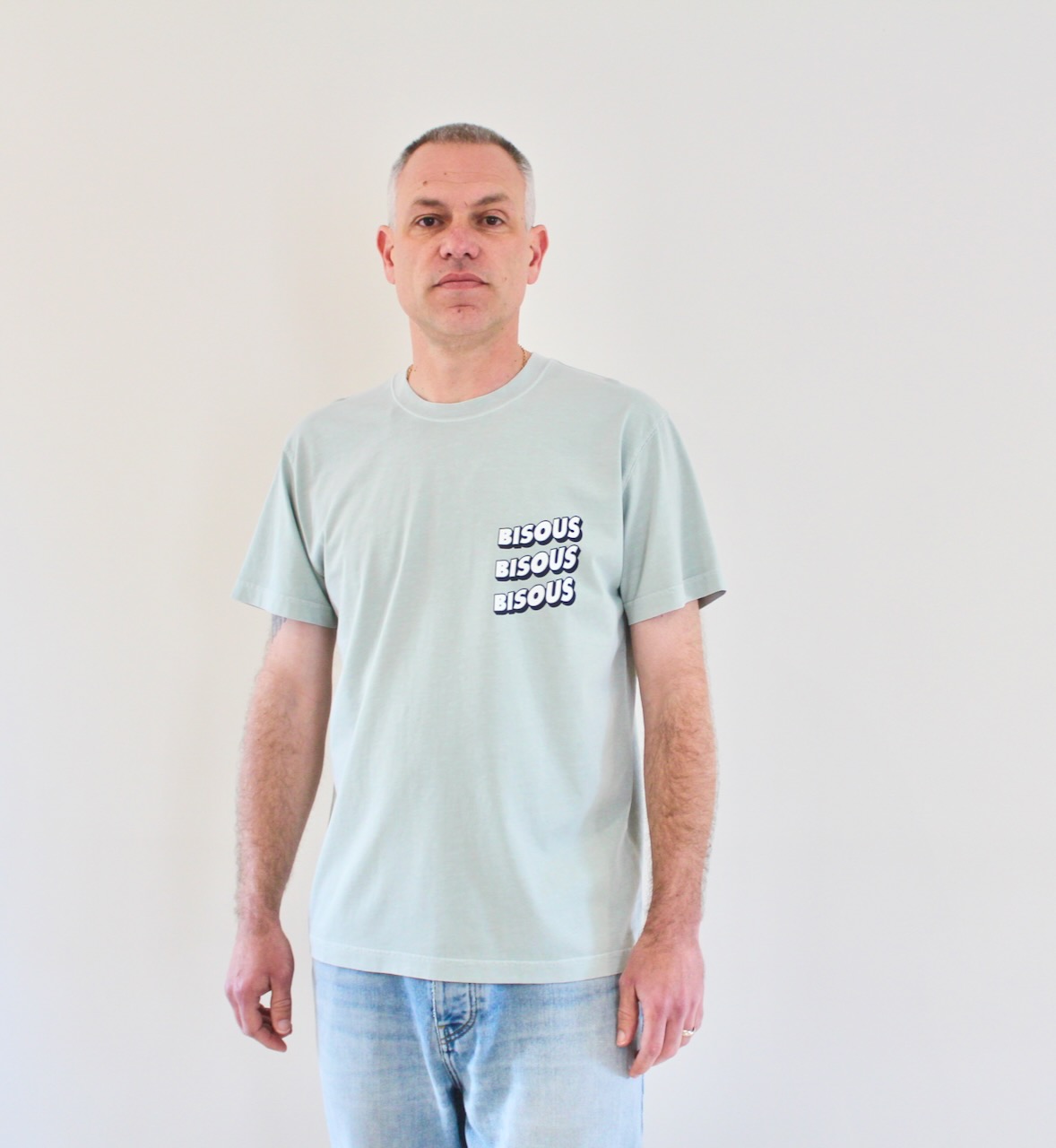 Bisous Tee Sonics light grey
