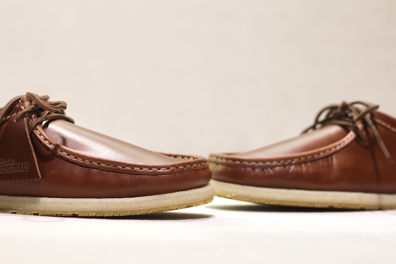 Clarks Godney lace brown leather