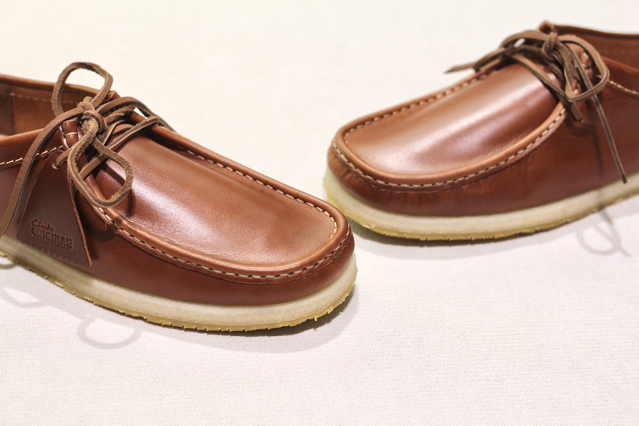 Clarks Godney lace brown leather
