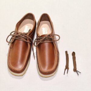 Clarks Godney lace brown leather