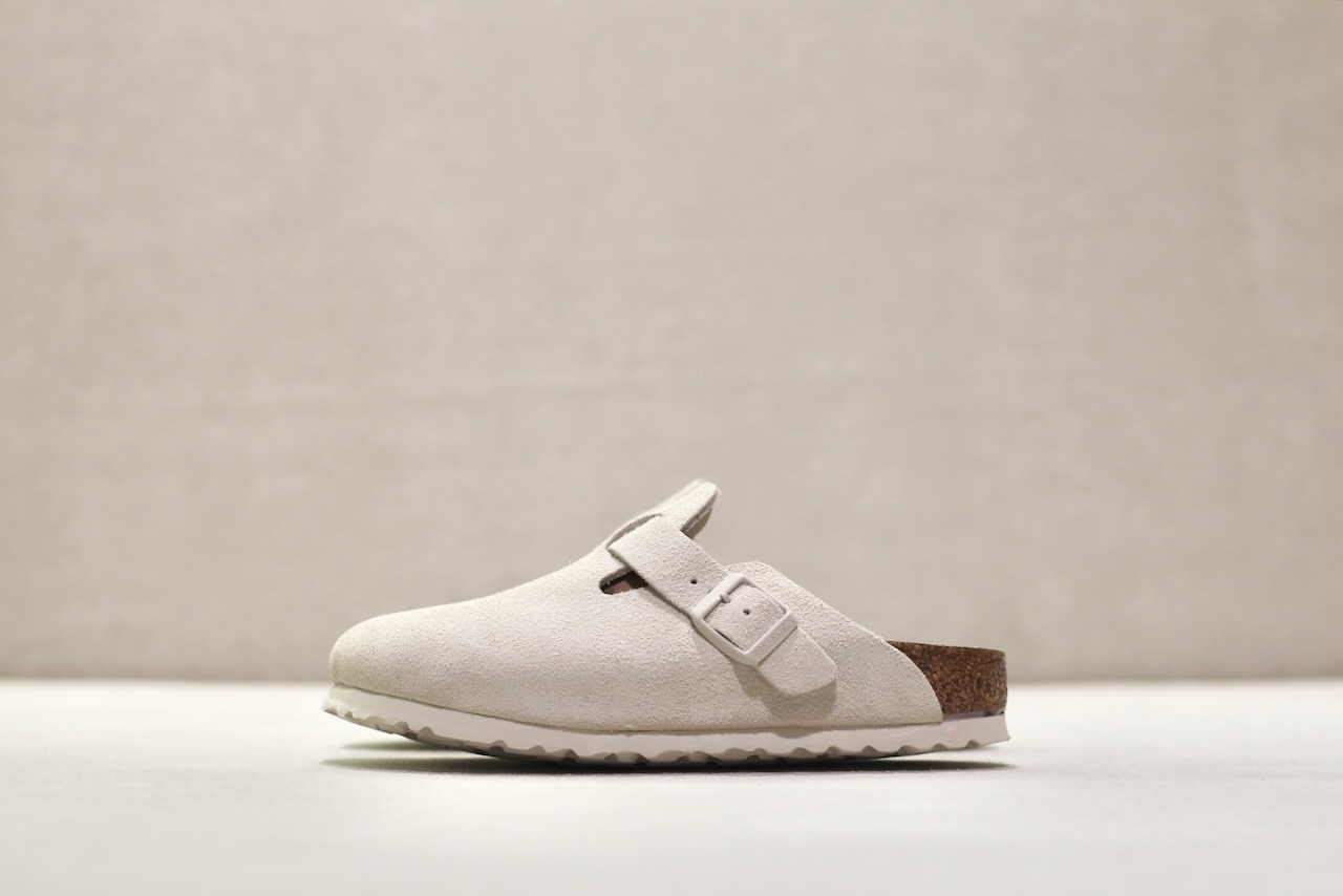 Birkenstock Boston SFB LEVE Antique white