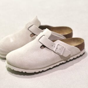Birkenstock Boston SFB LEVE Antique white