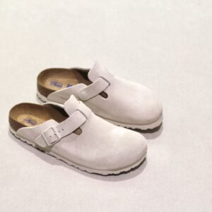 Birkenstock Boston SFB LEVE Antique white