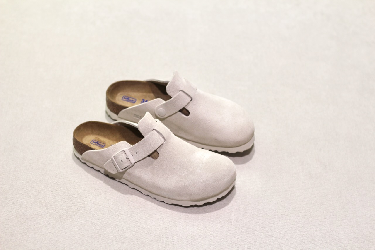 Birkenstock Boston SFB LEVE Antique white