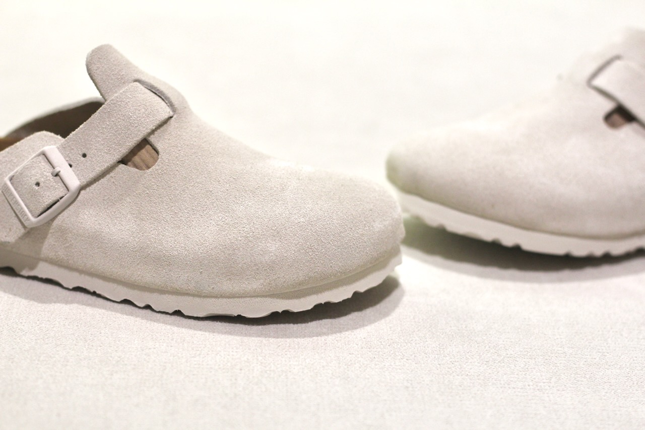 Birkenstock Boston SFB LEVE Antique white