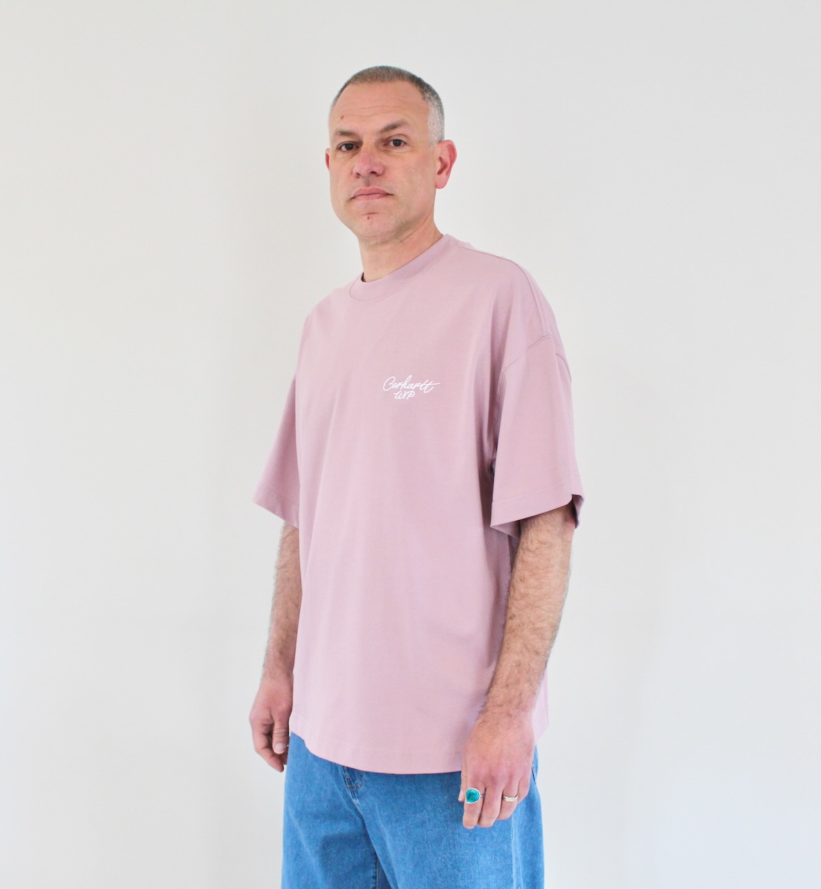 Carhartt Wip Signature script T-shirt Hortensia