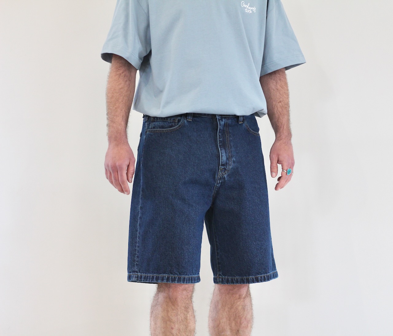 Landon Short blue stone washed