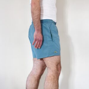 Lacoste Short de bain bleu calcaire